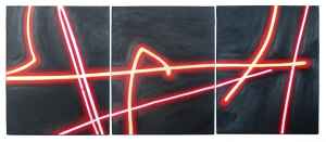Dominic Bradnum - They Burned It On My Retina 1 (triptych)